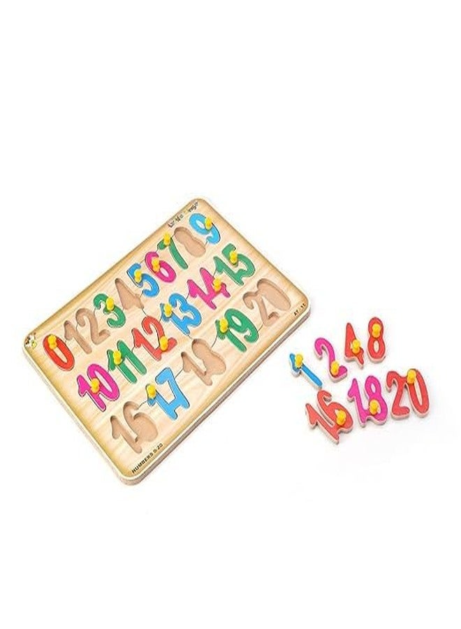 RPC99 Wooden English Alphabets & Numeric Number 1-20 Wooden Puzzle for 02 Yrs - 05 Yrs (Multicolor) - Image 5